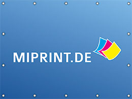 Bannerwerbung von der Druckerei in Schönberg