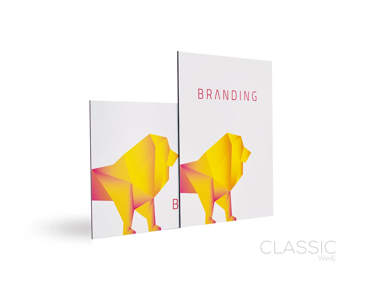 Firmenschilder aus weißen Aluminiumverbundplatten zum fairen Preis für Laatzen