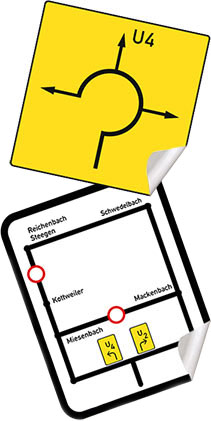 Druckerei reflektierende Folien Straßenverkehr Herzberg günstig Druck reflektierende Folie Güteverkehrszeichen Herzberg Wegweiser Herzberg Verkehrszeichen Herzberg Umleitung DIN 67520 DIN 6171 RAL