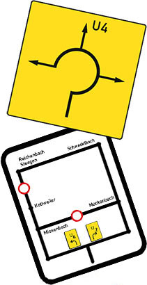 Reflektierende Verkehrsschilder für Balingen