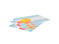Bedrucktes Werbeschild aus Hartschaumplatte Ulmen